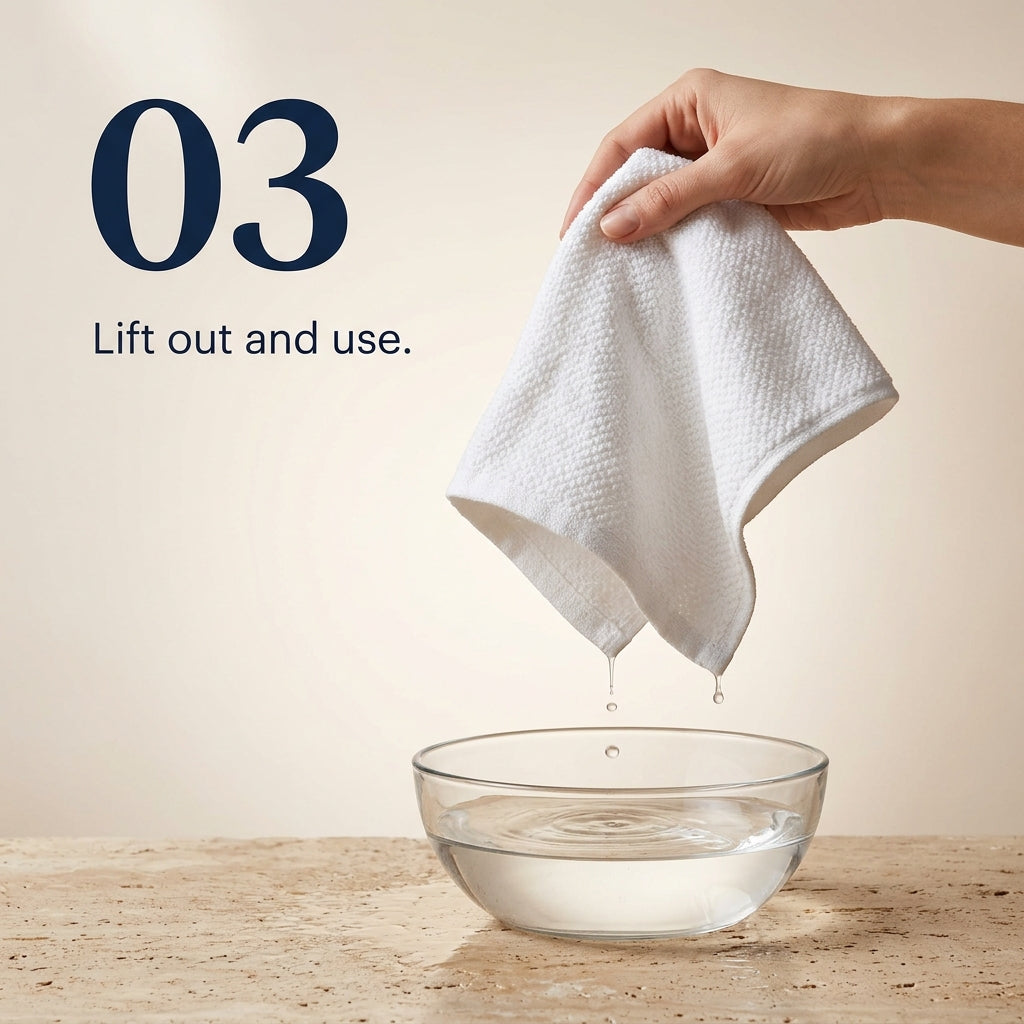 2 x TrueOfBlue™ Compressed Towel
