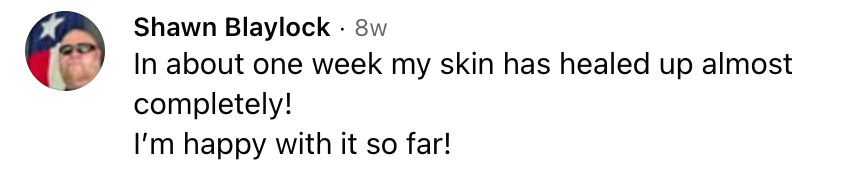 Customer comment
