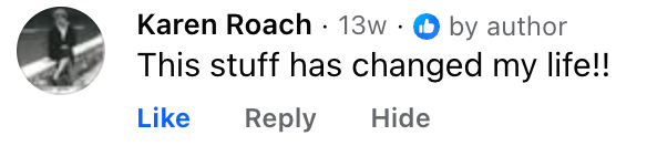 Customer comment