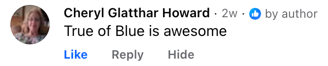 Customer comment
