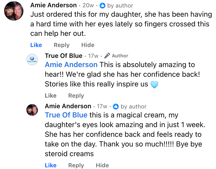 Customer comment