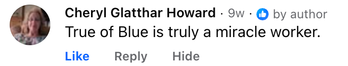 Customer comment