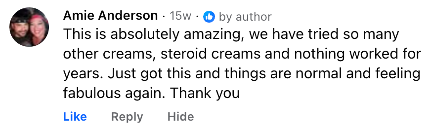 Customer comment