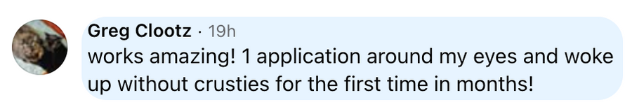 Customer comment